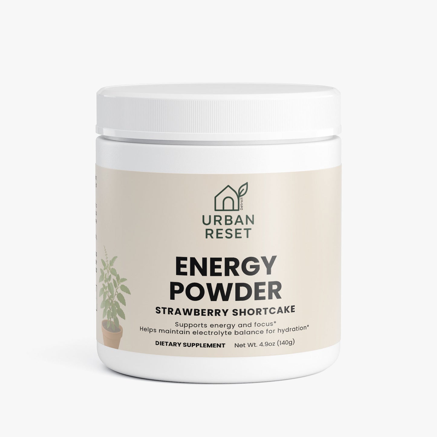 Energy Powder (Strawberry Shortcake)