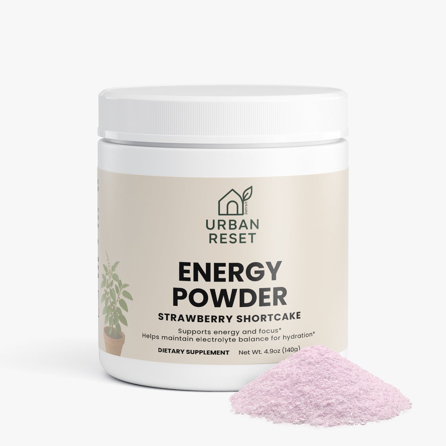 Energy Powder (Strawberry Shortcake)