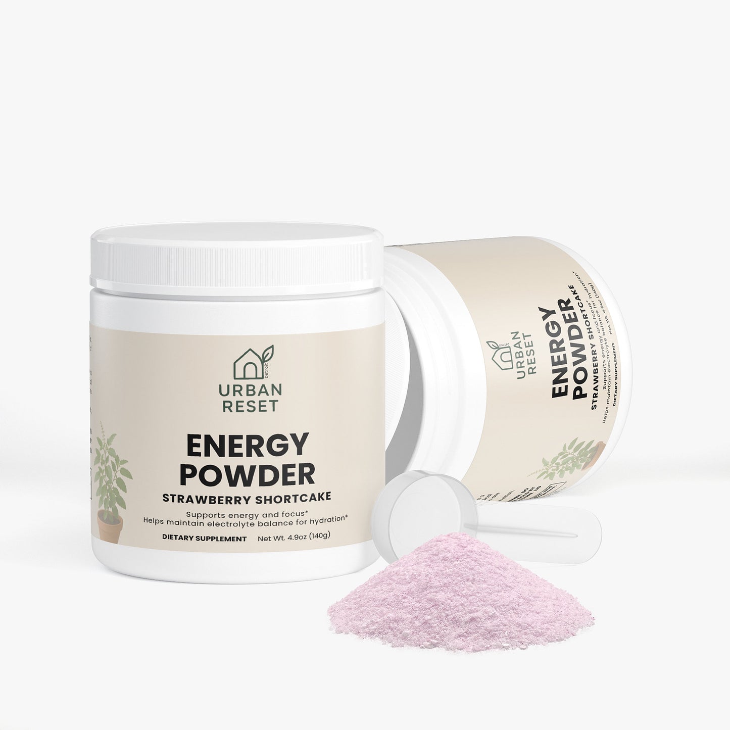 Energy Powder (Strawberry Shortcake)