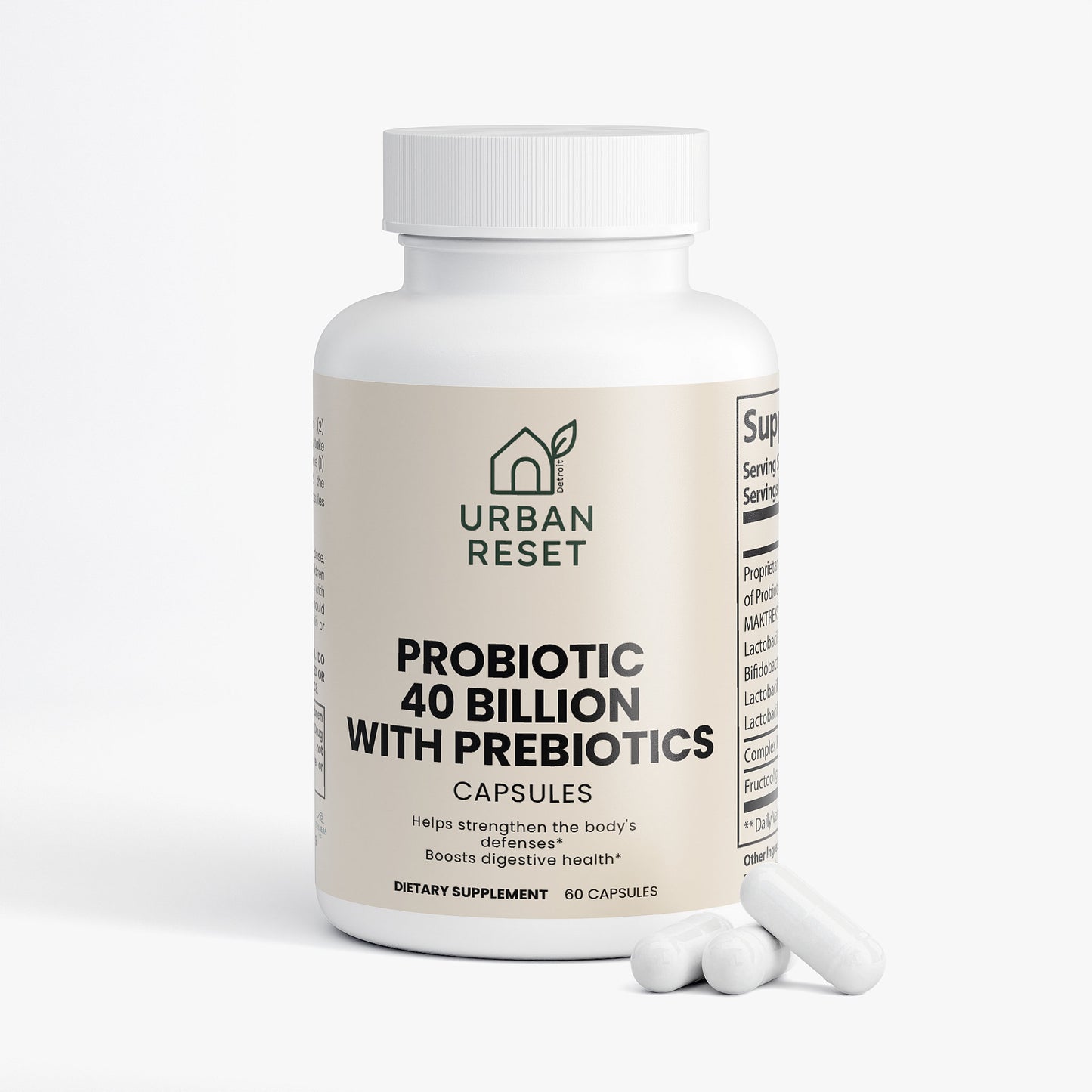 Probiotic 40 Billion with Prebiotics